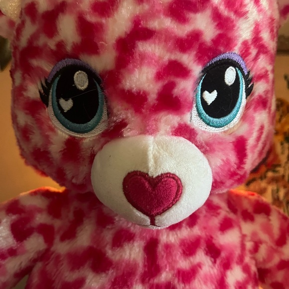 Build-A-Bear Pink Patterned Stuffed Animal - Picture 2 of 5